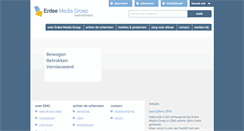 Desktop Screenshot of erdeemediagroep.nl